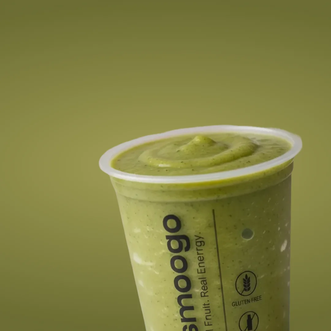 Smoothie verde sin gluten y sin lactosa